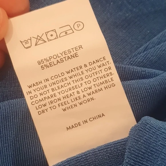 NEW Peppermayo Size 12 Cobalt Blue Stretch Dress - Picture 10 of 11